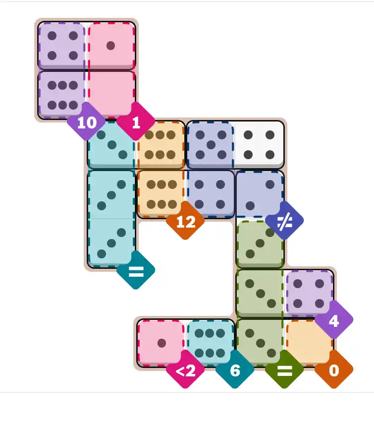 NYT Pips August 26, 2025 hard puzzle full solution grid showing final answer with hints