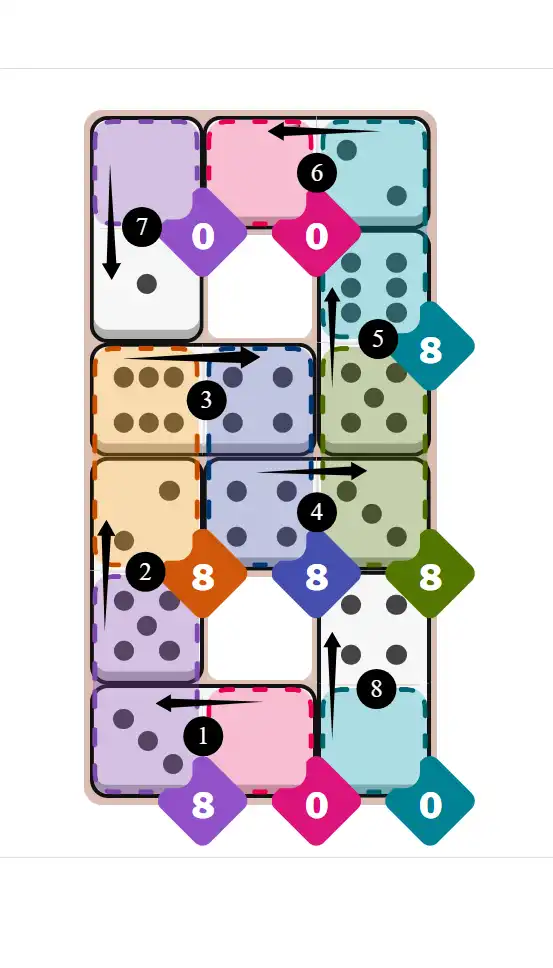 NYT Pips Sept 1, 2025 hard puzzle full solution grid showing final answer with hints
