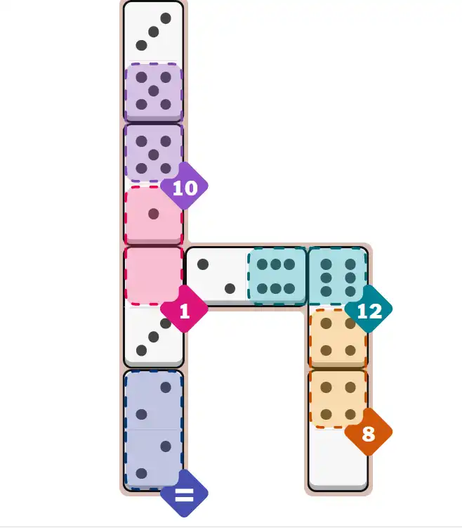 NYT Pips August 26, 2025 medium puzzle full solution grid with completed hints
