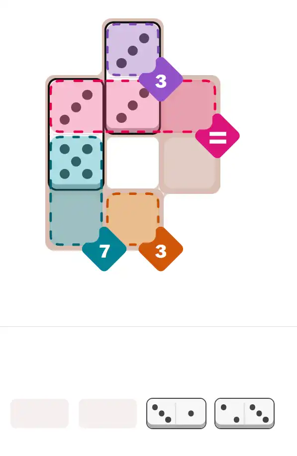 Pips hint for Sept 5, 2025 – easy level puzzle grid showing key first steps and strategy