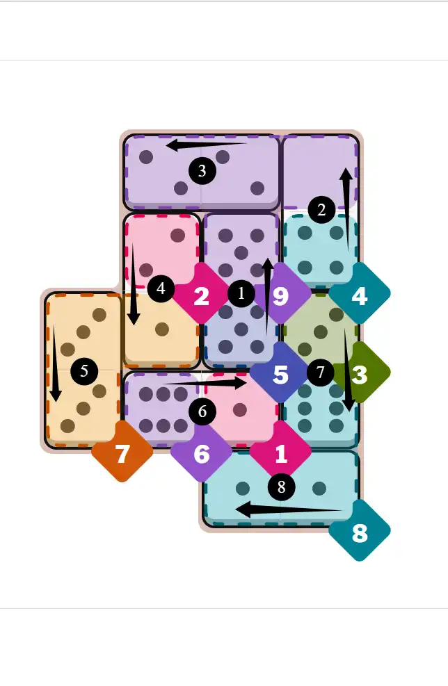 NYT Pips Sept 3, 2025 hard puzzle full solution grid showing final answer with hints