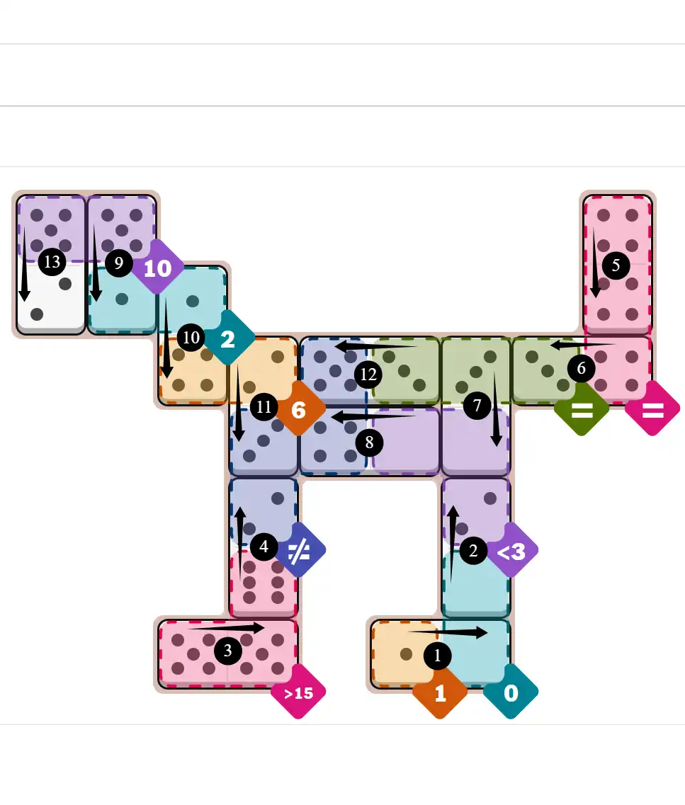 NYT Pips Sept 7, 2025 hard puzzle full solution grid showing final answer with hints