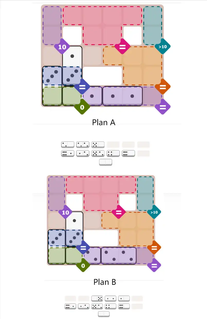 Pips hint for October 1, 2025 โ hard level puzzle grid with critical first placements and strategy