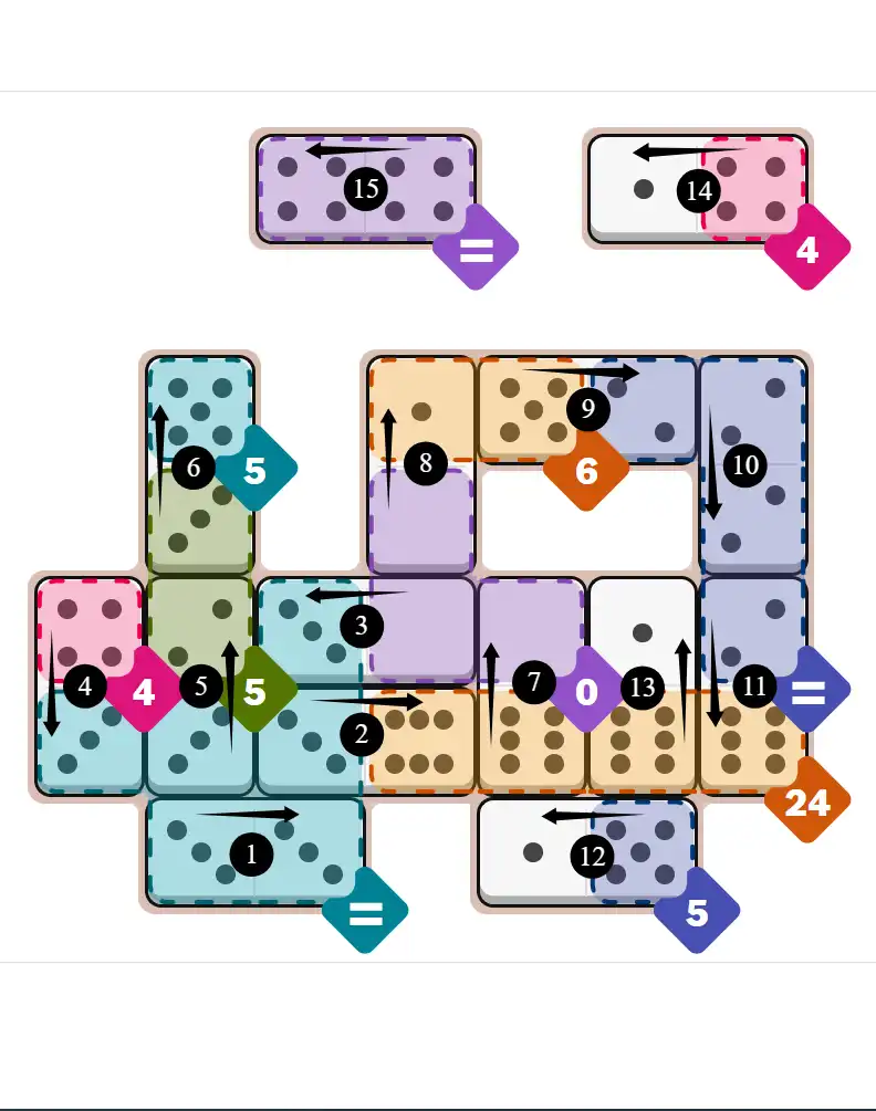 NYT Pips Sept 11, 2025 hard puzzle full solution grid showing final answer with hints