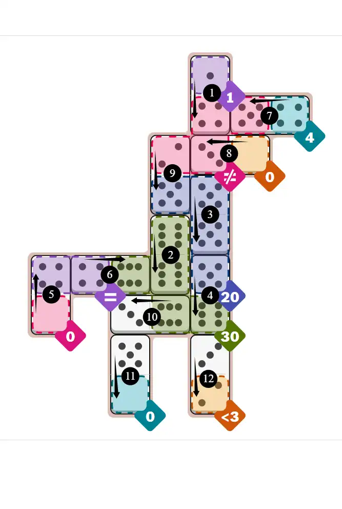 NYT Pips Sept 12, 2025 hard puzzle full solution grid showing final answer with hints