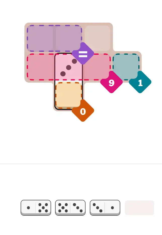 Pips hint for Sept 17, 2025 – easy level puzzle grid showing key first steps and strategy