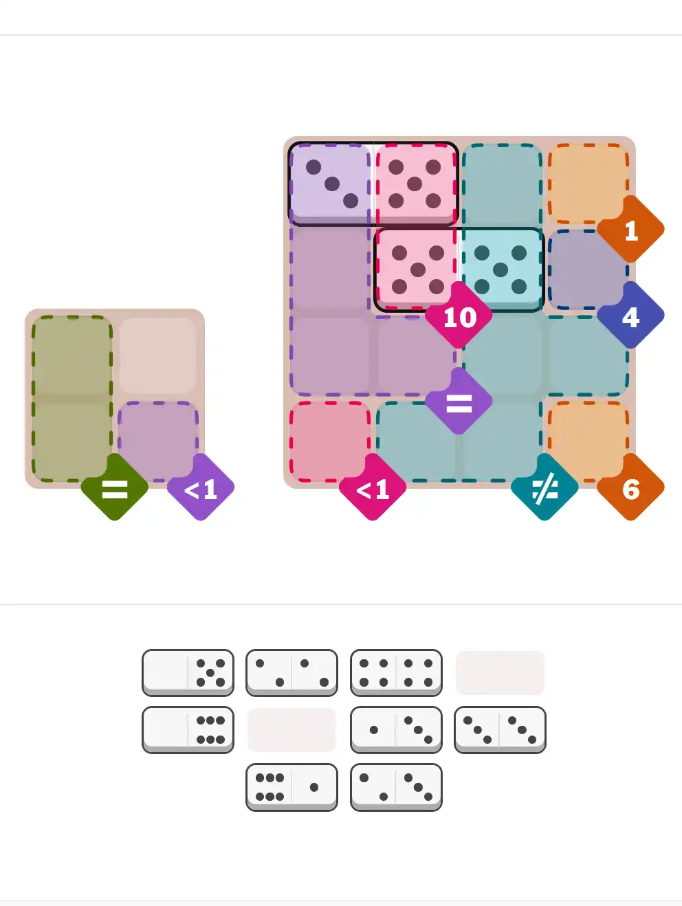 Pips hint for Sept 24, 2025 โ hard level puzzle grid with critical first placements and strategy
