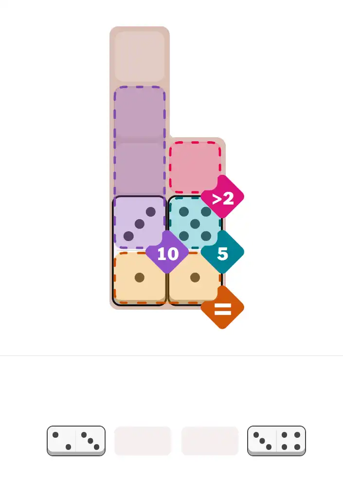 Pips hint for Sept 25, 2025 – easy level puzzle grid showing key first steps and strategy