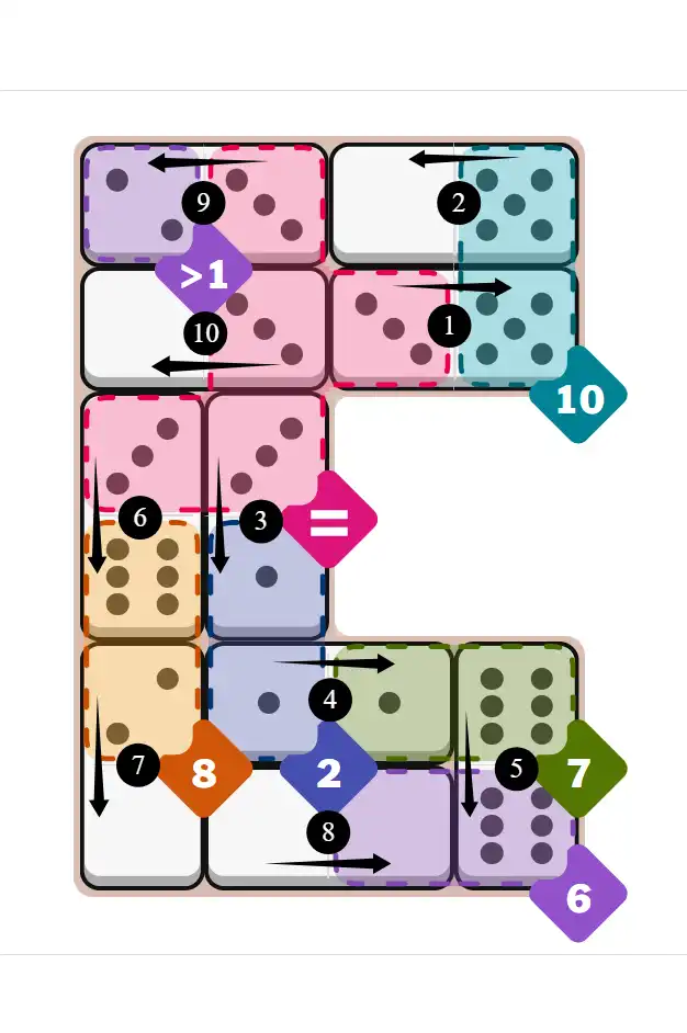 NYT Pips Sept 25, 2025 hard puzzle full solution grid showing final answer with hints