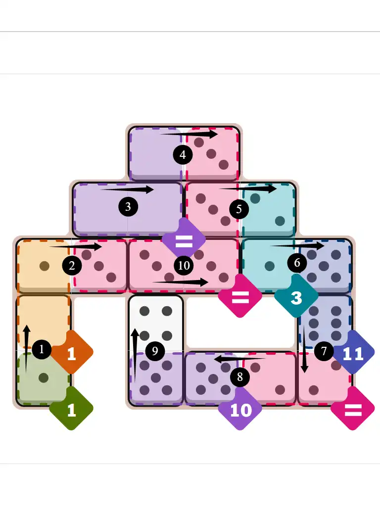 NYT Pips Sept 25, 2025 medium puzzle full solution grid with completed hints