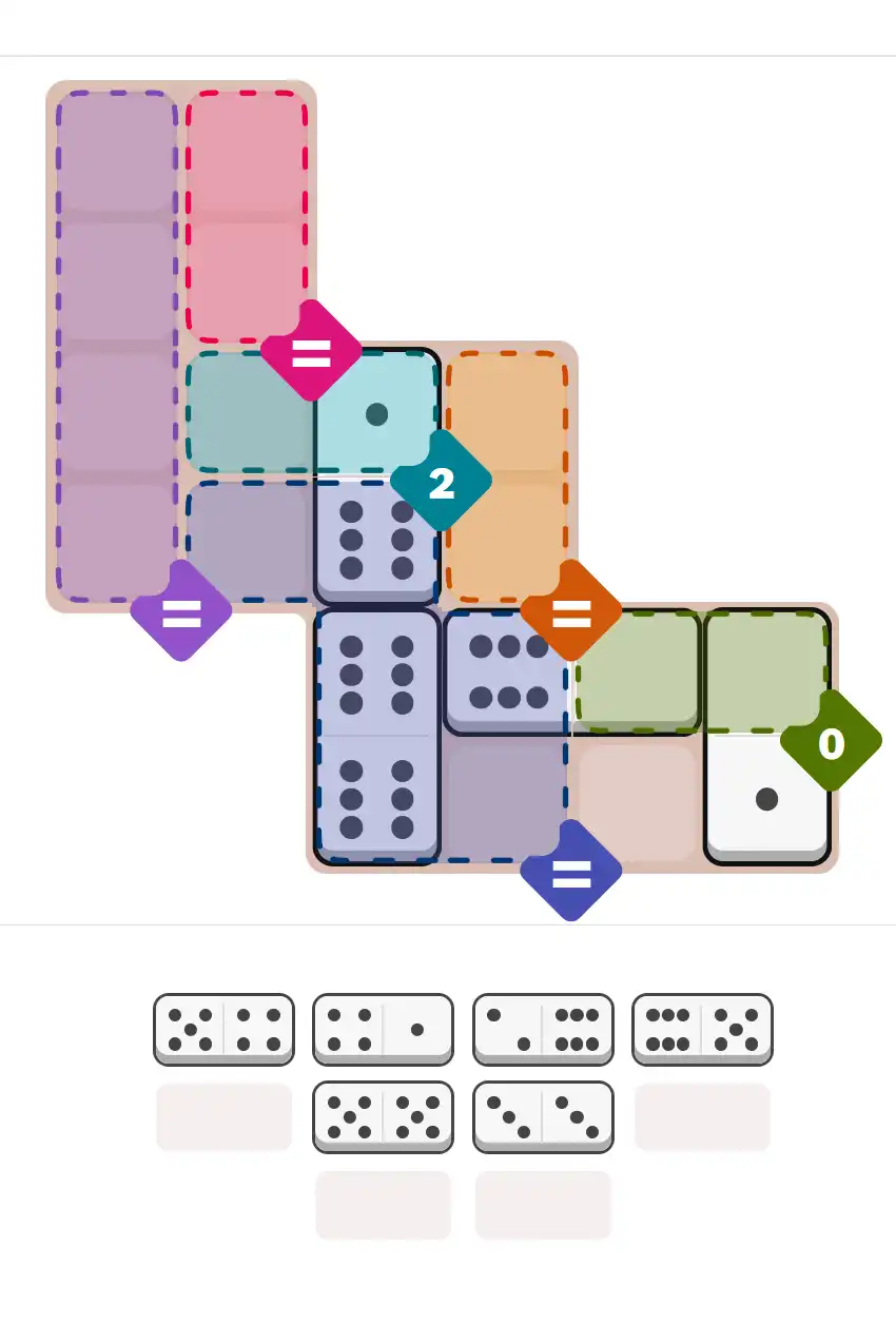 Pips hint for Sept 28, 2025 – medium level puzzle grid highlighting important moves and hints