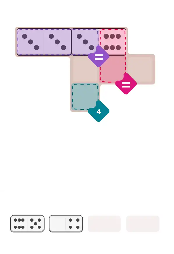 Pips hint for November 1, 2025 – easy level puzzle grid showing key first steps and strategy