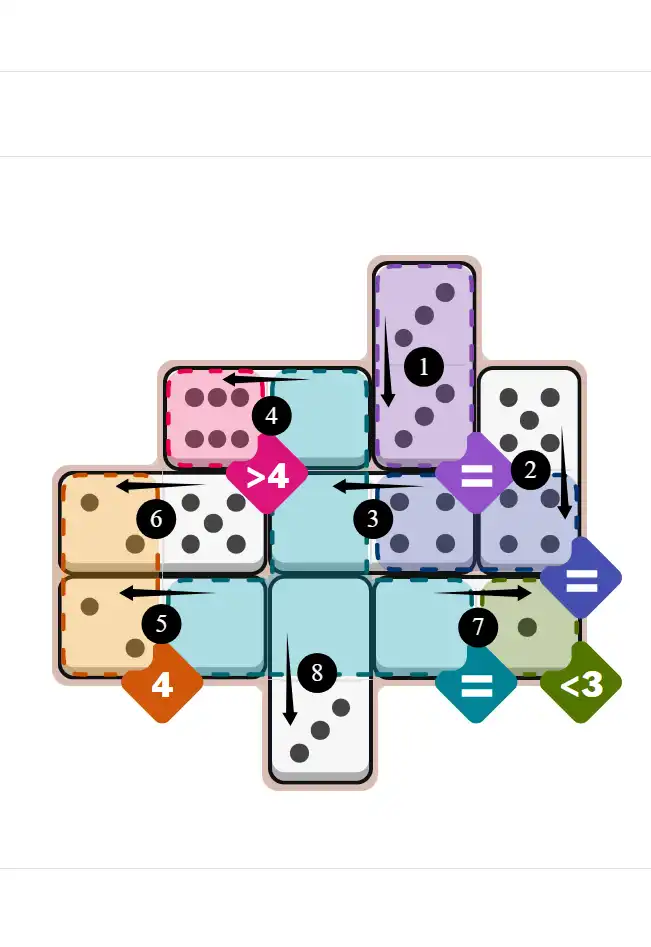 NYT Pips October 11, 2025 medium puzzle full solution grid with completed hints