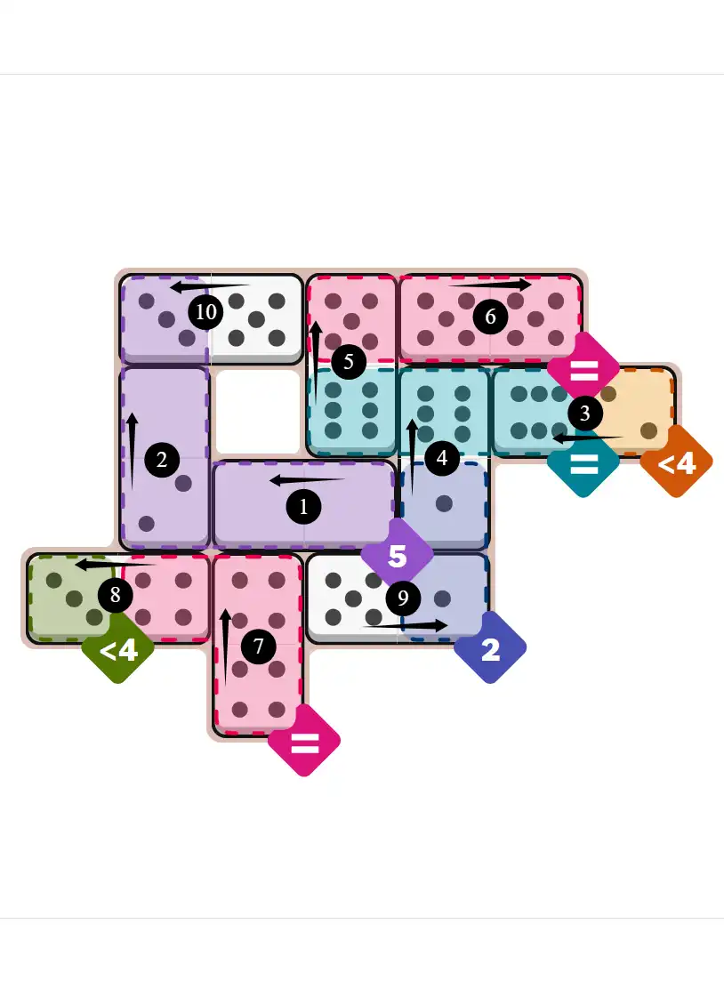 NYT Pips October 16, 2025 hard puzzle full solution grid showing final answer with hints