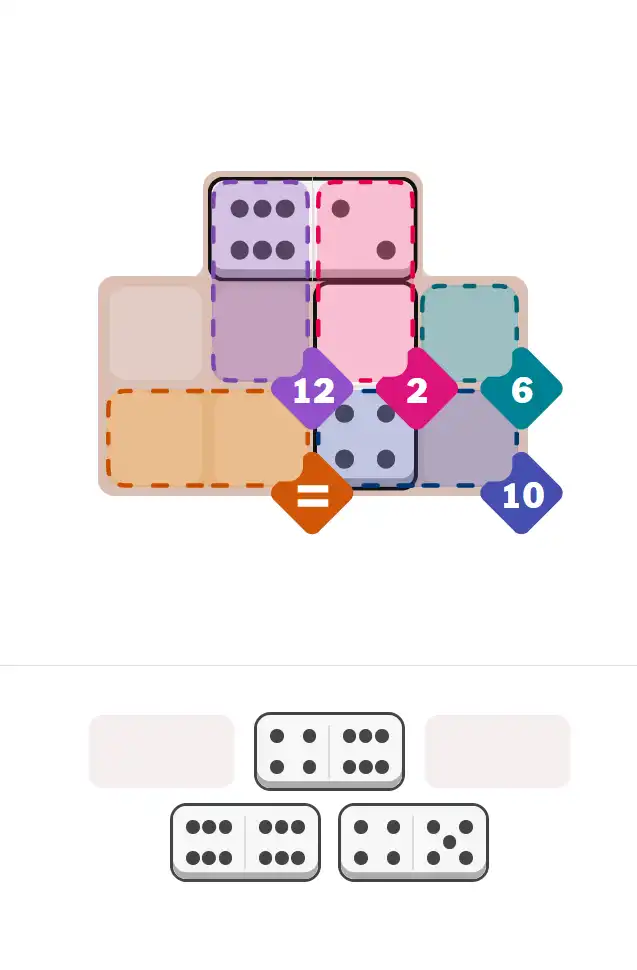 Pips hint for October 17, 2025 – easy level puzzle grid showing key first steps and strategy