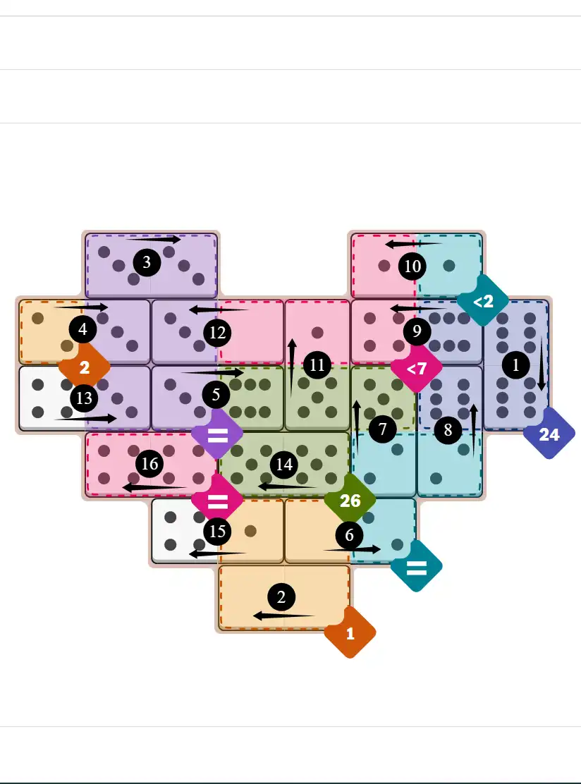 NYT Pips October 23, 2025 hard puzzle full solution grid showing final answer with hints