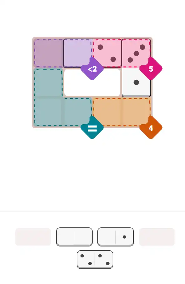 Pips hint for October 24, 2025 – easy level puzzle grid showing key first steps and strategy