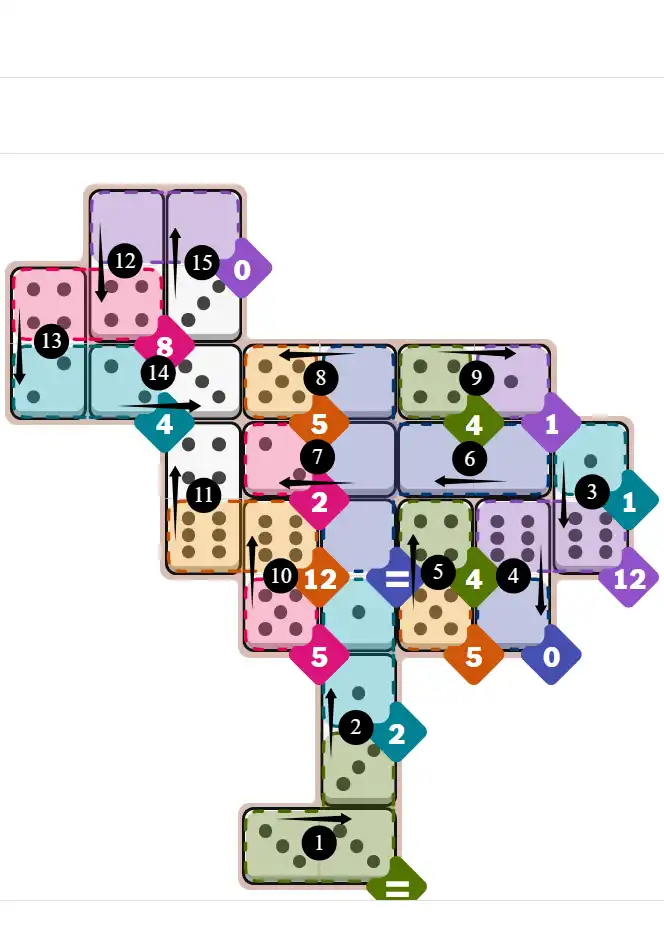 NYT Pips October 24, 2025 hard puzzle full solution grid showing final answer with hints