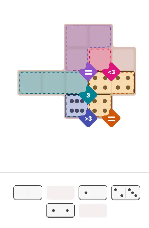 Pips hint for October 29, 2025 – medium level puzzle grid highlighting important moves and hints