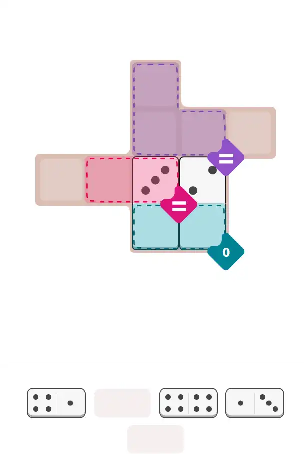 Pips hint for October 30, 2025 – easy level puzzle grid showing key first steps and strategy