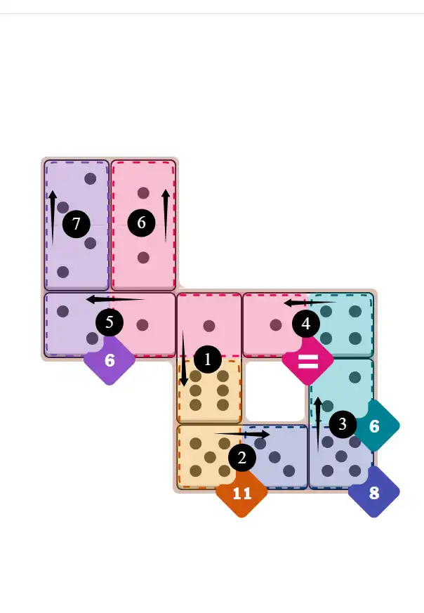 NYT Pips October 30, 2025 medium puzzle full solution grid with completed hints