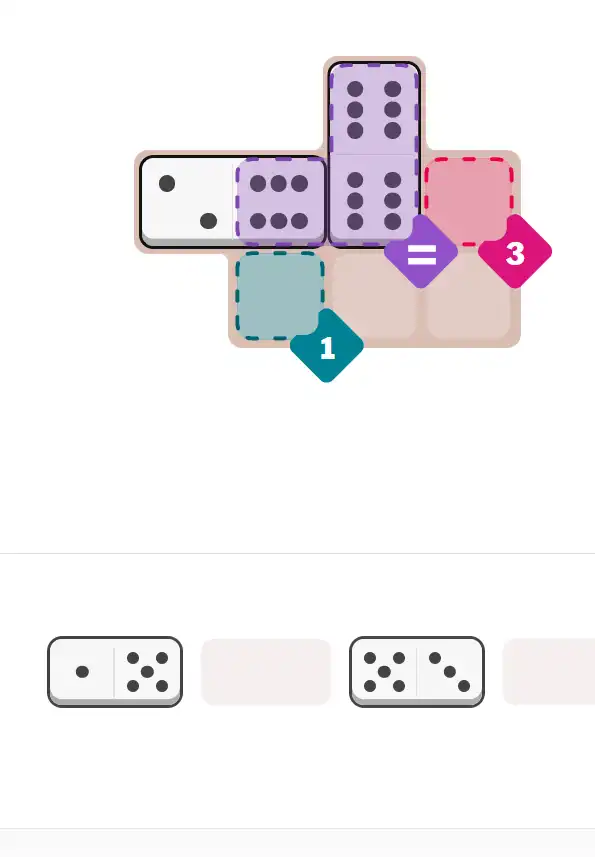 Pips hint for October 31, 2025 – easy level puzzle grid showing key first steps and strategy