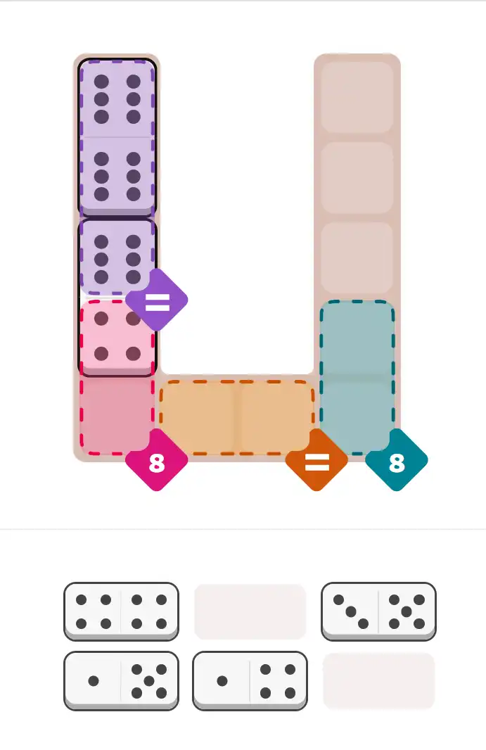 Pips hint for October 9, 2025 – easy level puzzle grid showing key first steps and strategy
