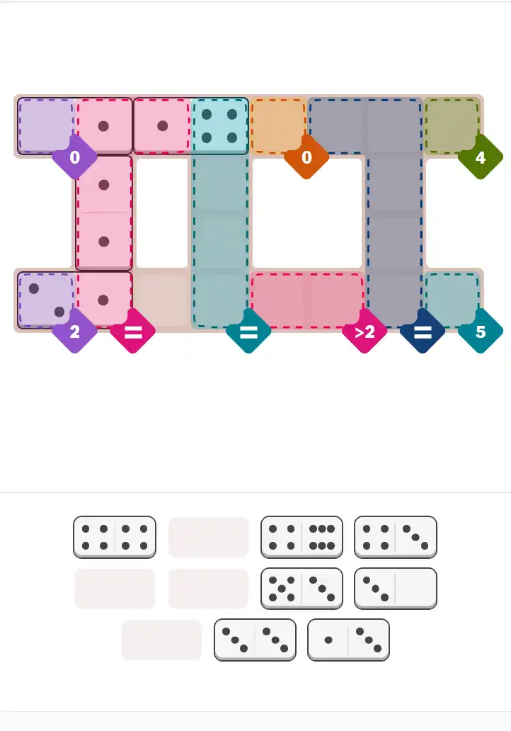 Pips hint for November 10, 2025 – medium level puzzle grid highlighting important moves and hints