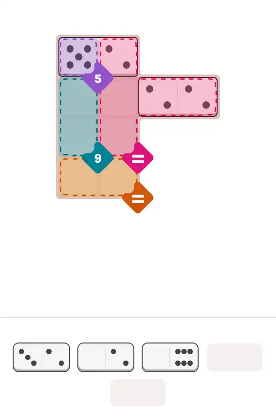 Pips hint for November 11, 2025 – easy level puzzle grid showing key first steps and strategy