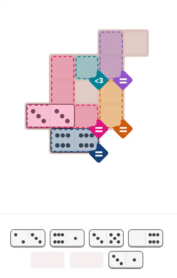 Pips hint for November 11, 2025 – medium level puzzle grid highlighting important moves and hints