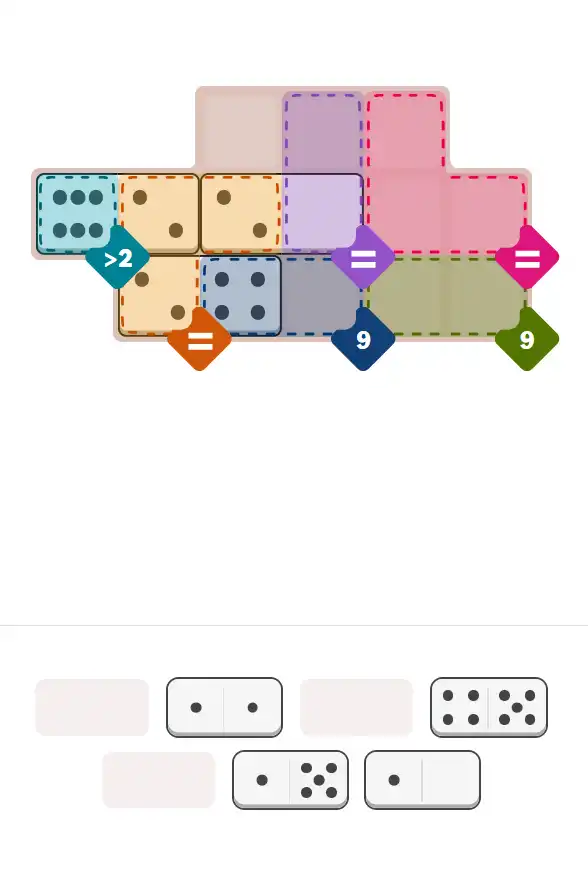 Pips hint for November 14, 2025 – medium level puzzle grid highlighting important moves and hints