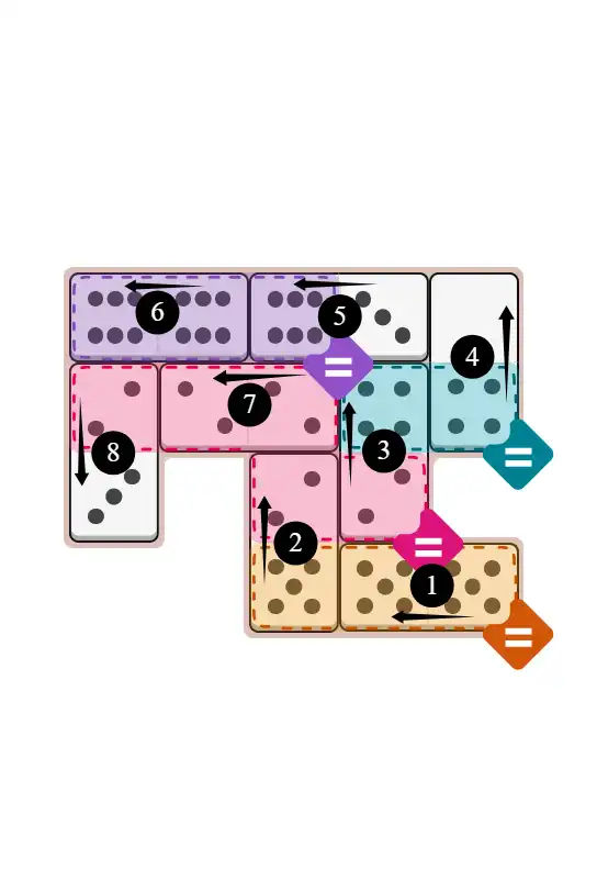 NYT Pips November 15, 2025 medium puzzle full solution grid with completed hints