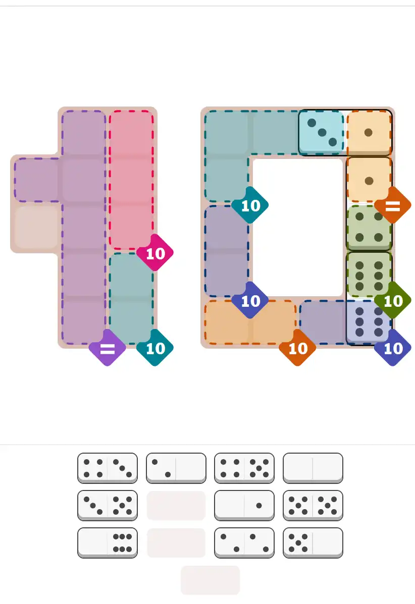 Pips hint for November 19, 2025 – hard level puzzle grid with critical first placements and strategy