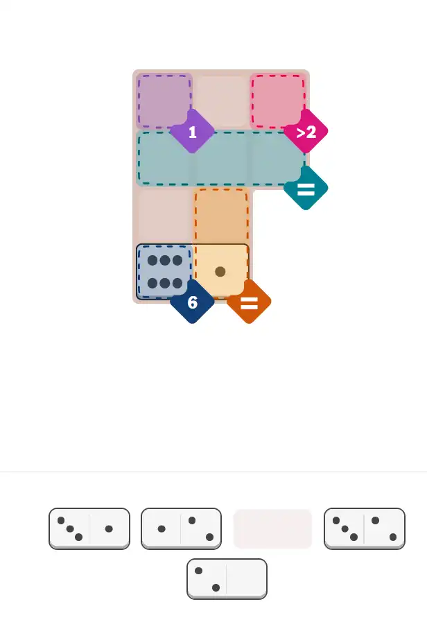 Pips hint for November 22, 2025 – easy level puzzle grid showing key first steps and strategy