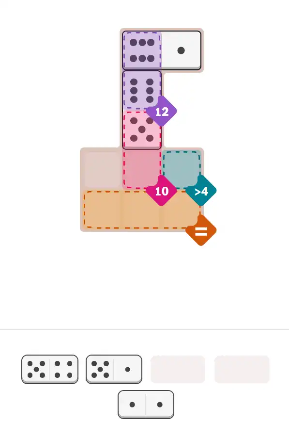 Pips hint for November 24, 2025 – easy level puzzle grid showing key first steps and strategy