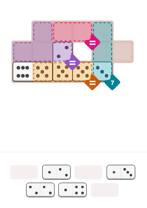 Pips hint for November 25, 2025 – medium level puzzle grid highlighting important moves and hints