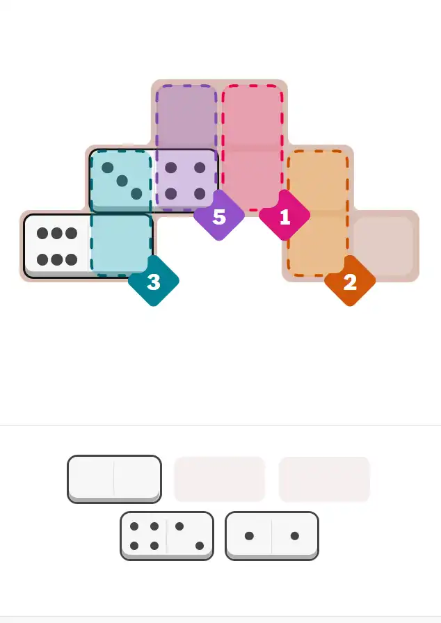 Pips hint for November 27, 2025 – easy level puzzle grid showing key first steps and strategy