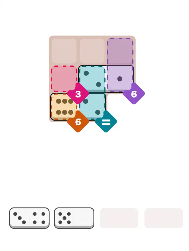 Pips hint for November 29, 2025 – easy level puzzle grid showing key first steps and strategy