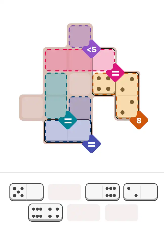 Pips hint for November 29, 2025 – medium level puzzle grid highlighting important moves and hints