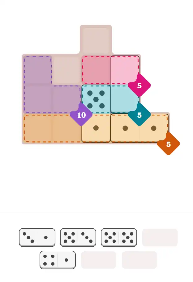 Pips hint for November 3, 2025 – medium level puzzle grid highlighting important moves and hints