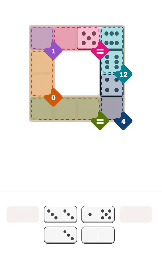 Pips hint for November 8, 2025 – easy level puzzle grid showing key first steps and strategy