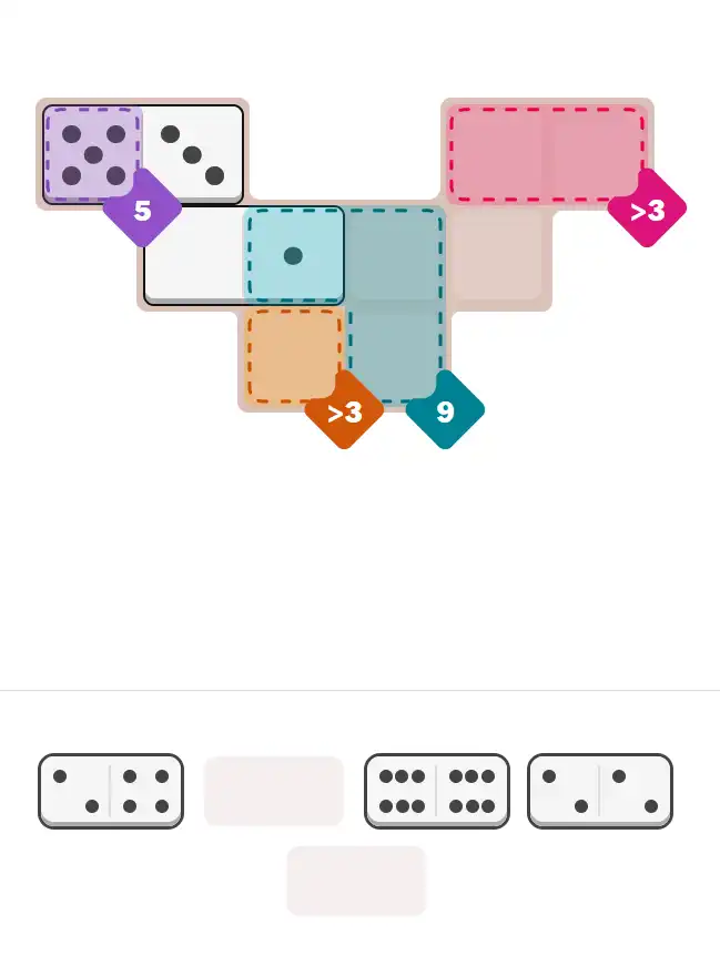 Pips hint for December 11, 2025 – easy level puzzle grid showing key first steps and strategy