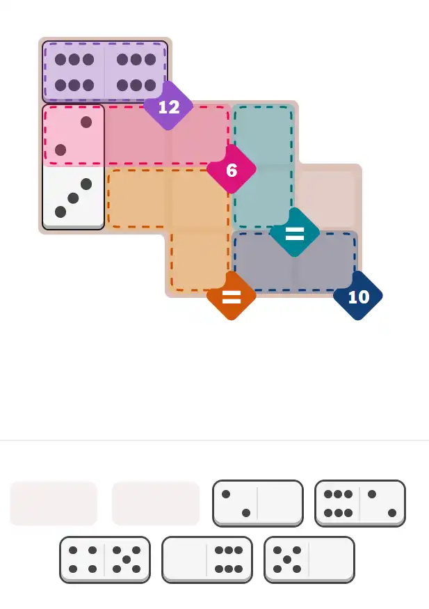 Pips hint for December 17, 2025 – medium level puzzle grid highlighting important moves and hints