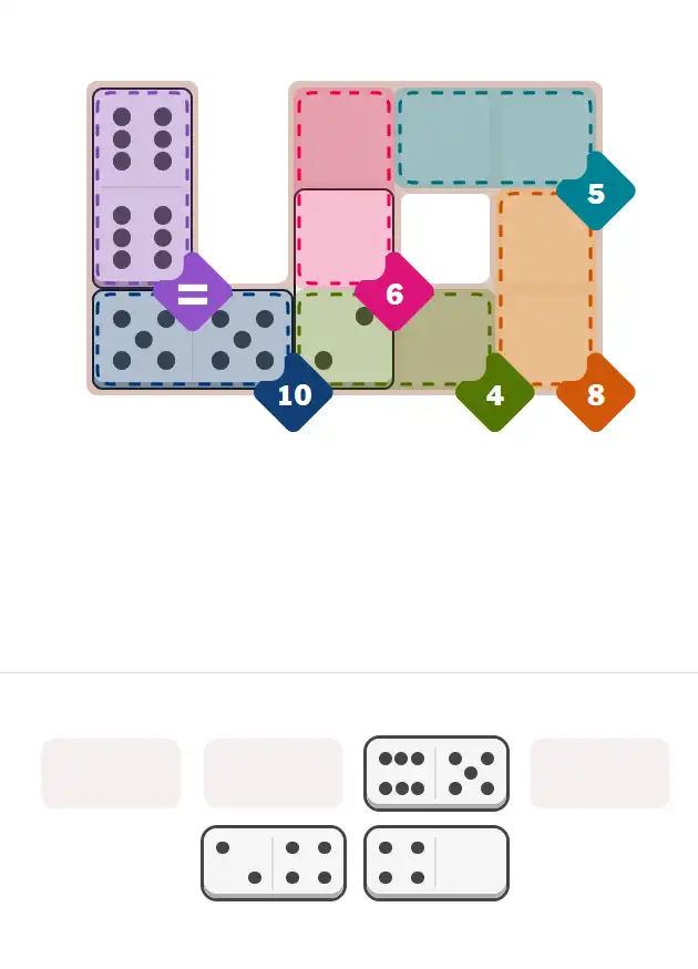 Pips hint for December 27, 2025 – easy level puzzle grid showing key first steps and strategy