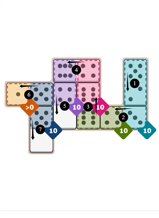 NYT Pips December 29, 2025 medium puzzle full solution grid with completed hints