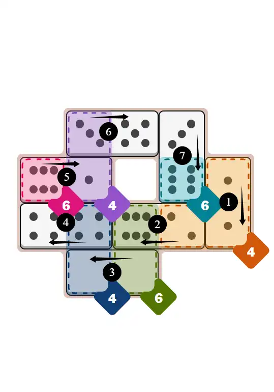 NYT Pips December 30, 2025 medium puzzle full solution grid with completed hints