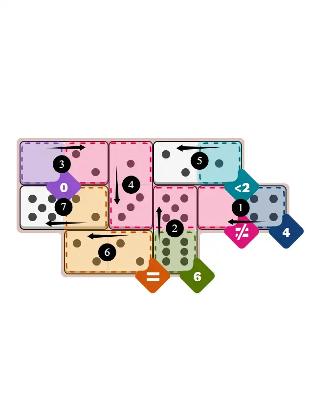 NYT Pips December 5, 2025 medium puzzle full solution grid with completed hints