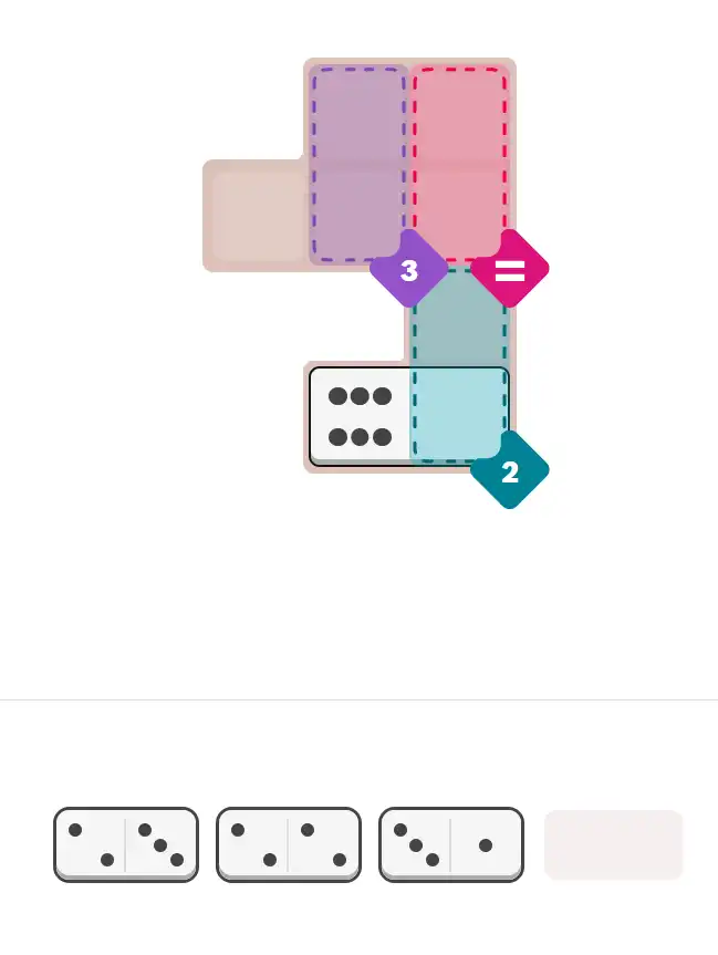 Pips hint for December 9, 2025 – easy level puzzle grid showing key first steps and strategy