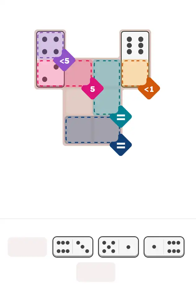 Pips hint for January 13, 2026 – easy level puzzle grid showing key first steps and strategy