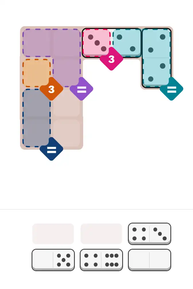 Pips hint for January 16, 2026 – easy level puzzle grid showing key first steps and strategy